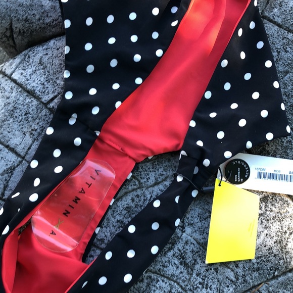 NWT Vitamin A y Amahlia Stevens Minnie Mouse 2pcs swim reversible bottom szM/8 - Picture 5 of 15